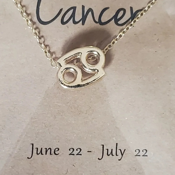 Cancer Constellation charm Zodiac necklace - Picture 3 of 3